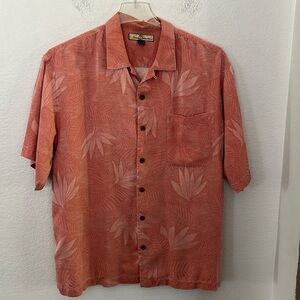 🏝️RARE TOMMY BAHAMA HAWAIIAN BUTTON DOWN SZ LARGE GREAT CONDITION